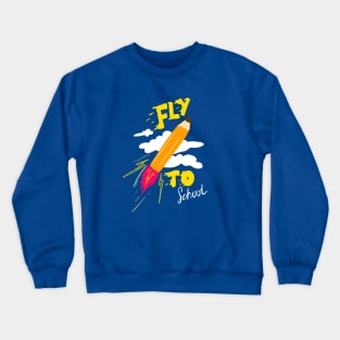 Flying Pencil Crewneck Sweatshirt